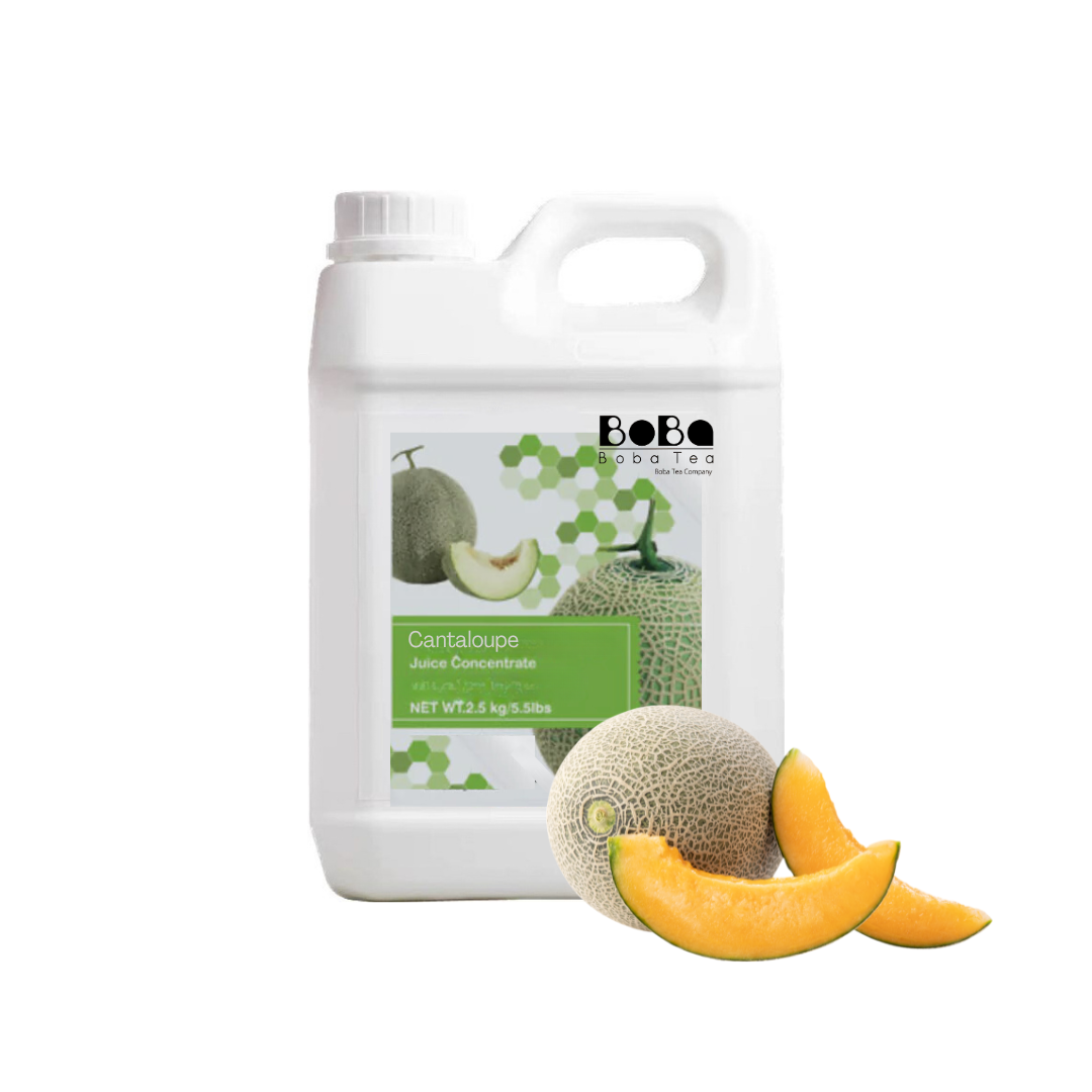 BoBa Tea Cantaloupe Syrup Bottle